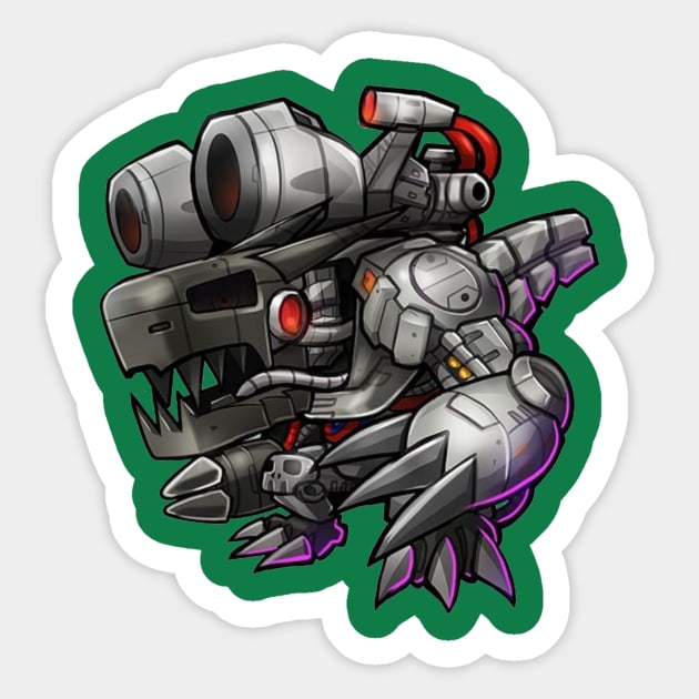 Machinedramon Sticker by mprokolo corgi